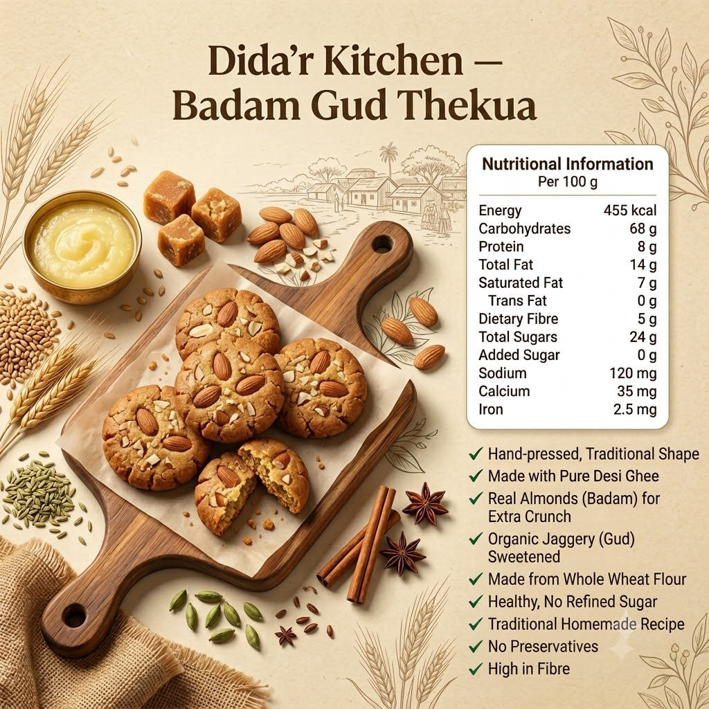 Badam Gud Thekua