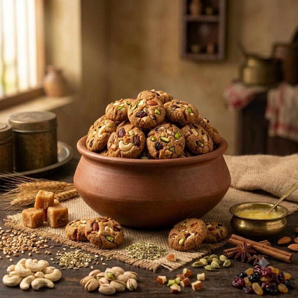 Dry Fruit Thekua