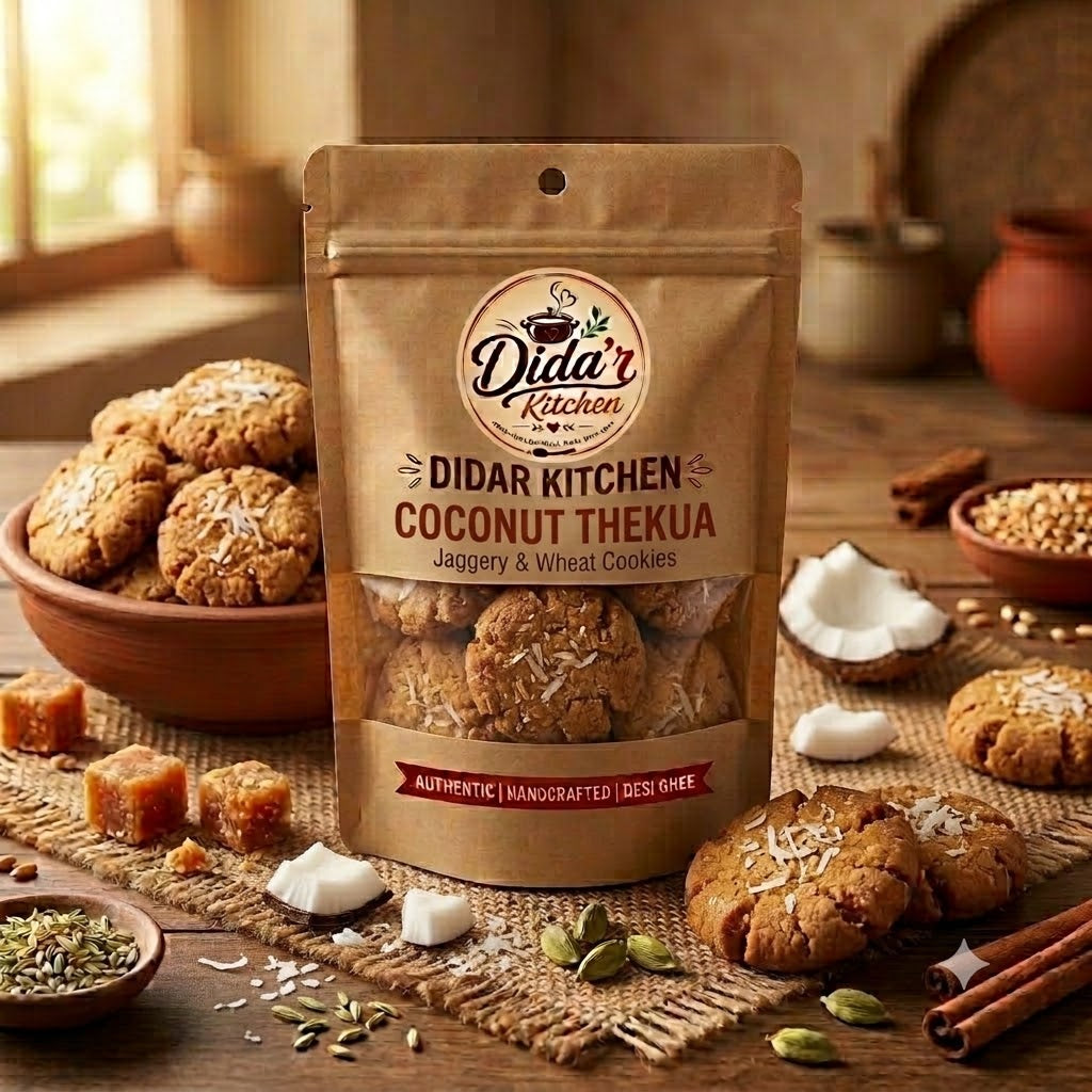 Coconut Gud Thekua